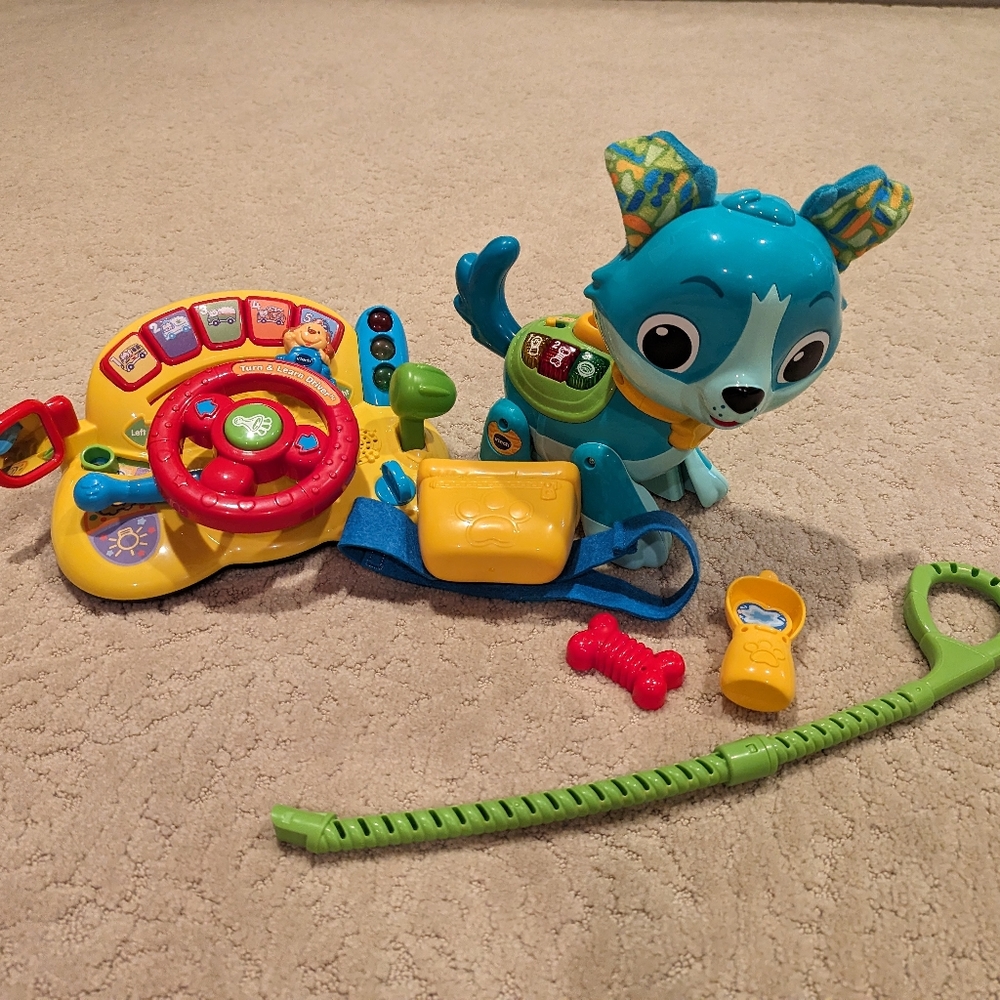 VTech Turn & Learn Driver and Let's Go Rescue Pup